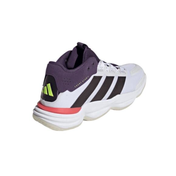 ADIDAS Court Stabil White Aurora Metallic Plum Men’s 10.5 main image 5